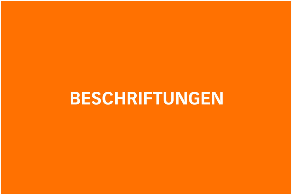 Beschriftungen im Überblick