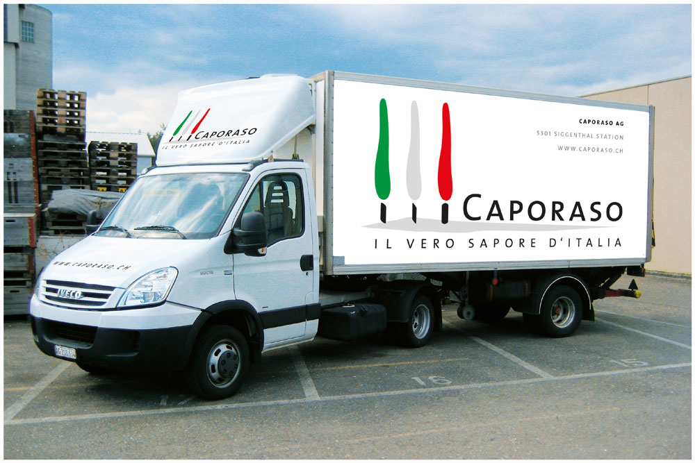 Fahrzeugbeschriftung Caporaso